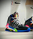 Eur36-46 Баскетбольні кросівки AIR ZOOM GT JUMP AVOCADO OWN SPACE BLACK/RACER PINK/GAME ROYAL/WHITE/GREEN, фото 8
