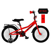 Велосипед детский PROF1 20д. MB 20011-1 PRIME, SKD75, красный, наз, фонарь, багажник, подножка