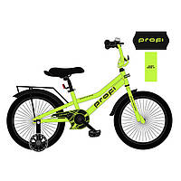 Велосипед детский PROF1 20д. MB 20013-1 PRIME, SKD75, салатовый, н, фонарь, багажник, подножка