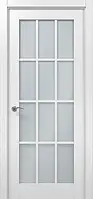 Міжкімнатні двері Папа Карло ML-37 Millenium білий матовий скло сатин