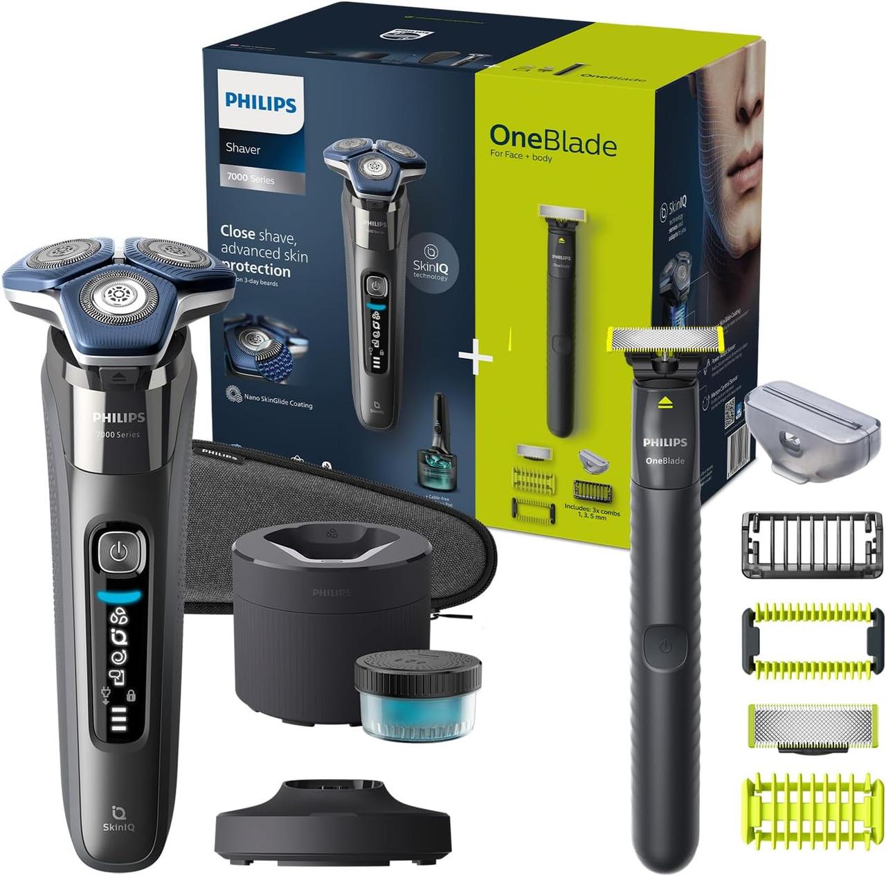 Електробритва Philips Series s7887/78 + набір OneBlade Philips QI1864