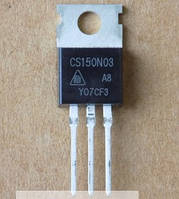 Транзистор Wuxi CS150N03 ( CS150N03A8 , 150N03 , FHP150N03 ) оригинал , TO220(замена для FDP8896 )