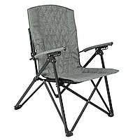 Крісло розкладне для відпочинку на природі зі спинкою та підлокотниками Bo-Camp Stanwix Green (1204733)