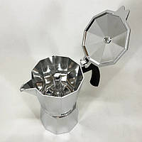 Кофеварка для индукционной плиты Magio MG-1003 | Кофейник гейзерный | Гейзерная кофеварка AX-846 для индукции