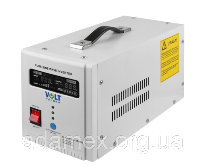 Гібридний ДБЖ/інвертор Volt Polska SINUS PRO 1000E 12V 220V