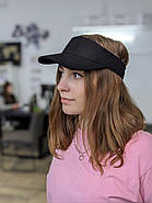 Кепка козирок для хорека Чорна, фото 4