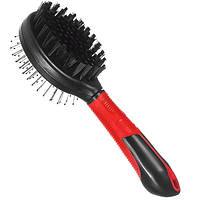 Щетка двусторонняя для собак Flamingo Bristle&Pin Brush, 20 см