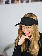 Кепка козирок для хорека Чорна, фото 10