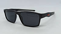 Oakley чоловічі сонцезахисні окуляри чорні поляризовані в чорній матовій оправі