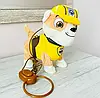 М'яка інтерактивна іграшка щенячий патруль, Кріпиш бігає, гавкає співає, на повідку, фото 2