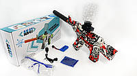 Іграшковий Гідрогелевий Бластер Автомат АК-47 Орбіган Red 45 см на акумуляторі, стріляє орбізами 5000 шт.