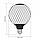 LED лампа VIDEX Filament VL-DG125BP 6W E27 1800K Black Magician net, фото 4