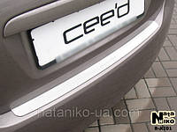 Накладка на задний бампер Kia Ceed I 5D *2006-2012