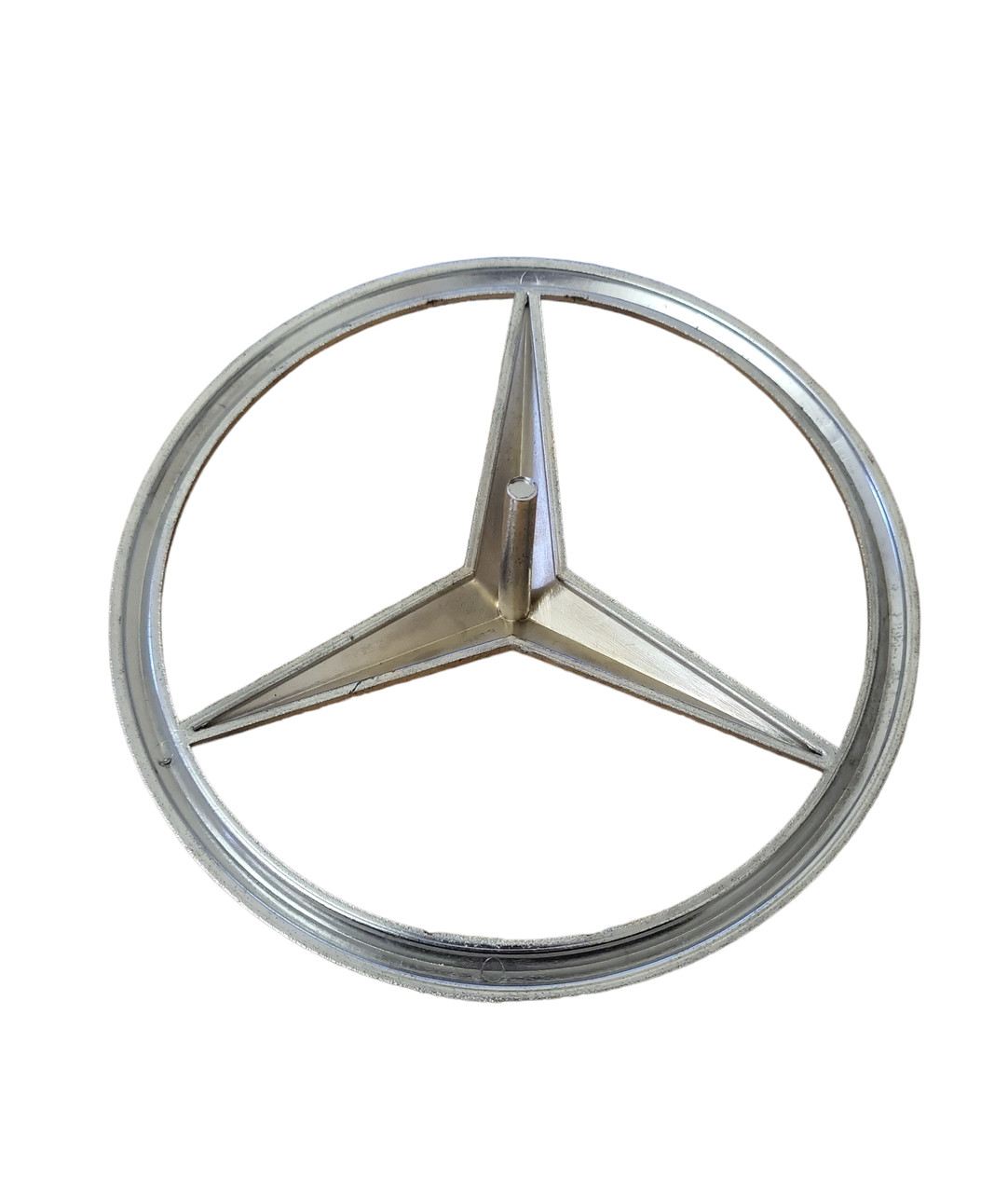 Емблема на капот Mercedes на вантажний Мерс 16,5 см на 1 кріплення УЦІНКА!