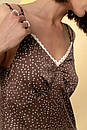Сукня жіноча літня шовкова шоколадна Modna KAZKA MKAZ6642-2, фото 5
