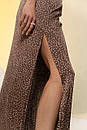 Сукня жіноча літня шовкова шоколадна Modna KAZKA MKAZ6642-2, фото 6