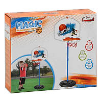Баскетбол детский набор мяч сетка кольцо пластик Pilsan 117*42*42см 3+ (03-394)