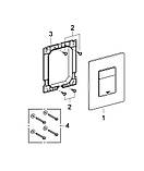 Панель змиву для унітазу EVEN (38966000), фото 3