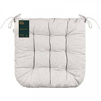 Подушка для стула Ardesto Oliver, 40х40см, 100% хлопок, нап-ль: холоф. 50%, пп 50%, серый светлый ART02OL (код