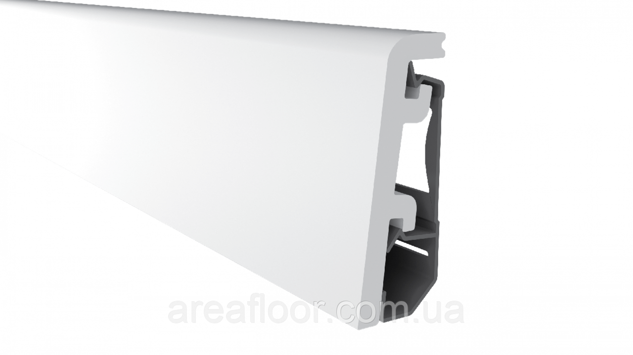 Плінтус Arbiton Vega Білий 60x20x2400, фото 1