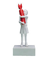 Banksy Bomb Hugger біла червона (Фігурка)