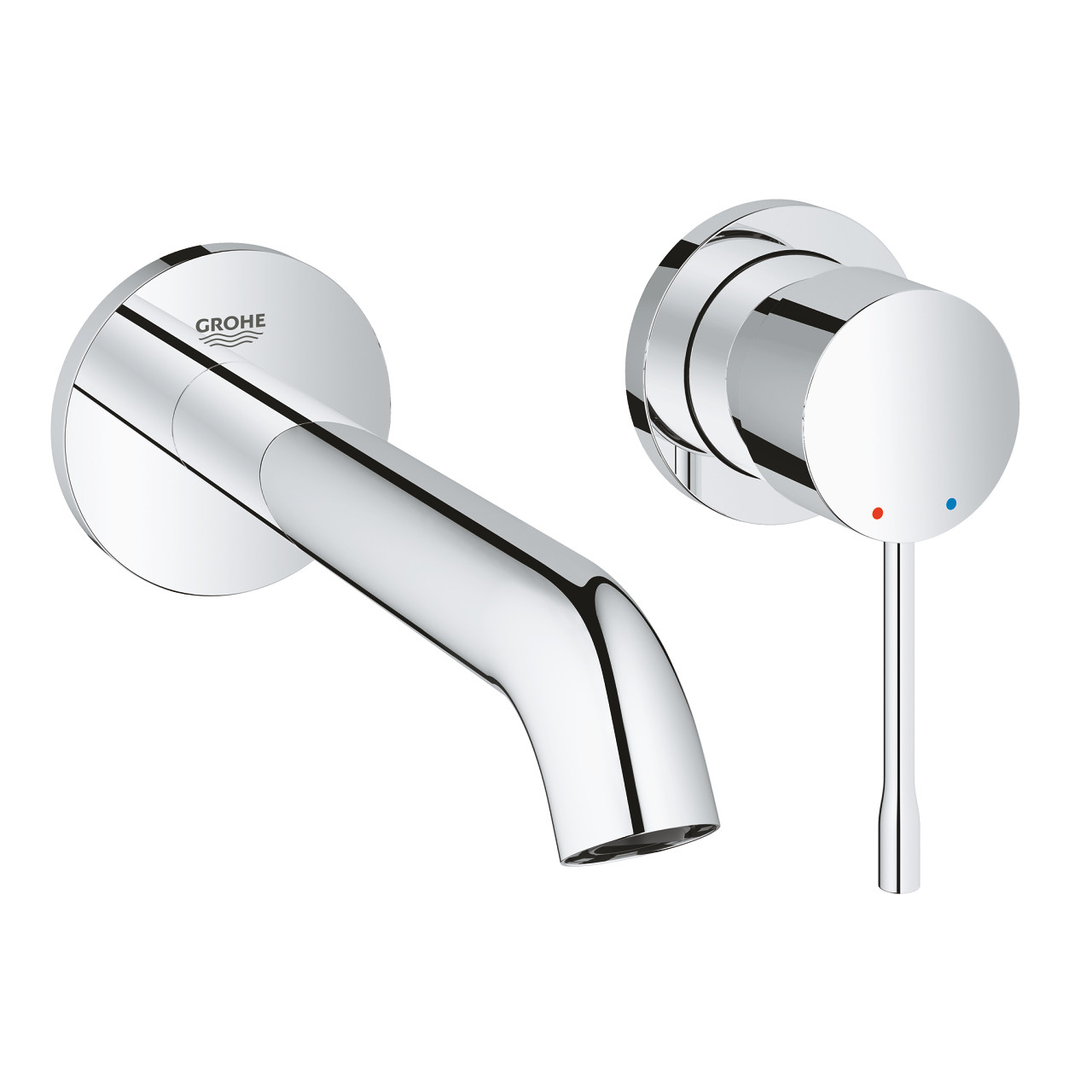 Змішувач для умивальника на два отвори Grohe Essence M-Size (29192001), фото 1