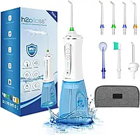 PRO комплект Бездротовий водонепроникний іригатор для порожнини рота, H2ofloss Water Flosser для зубів