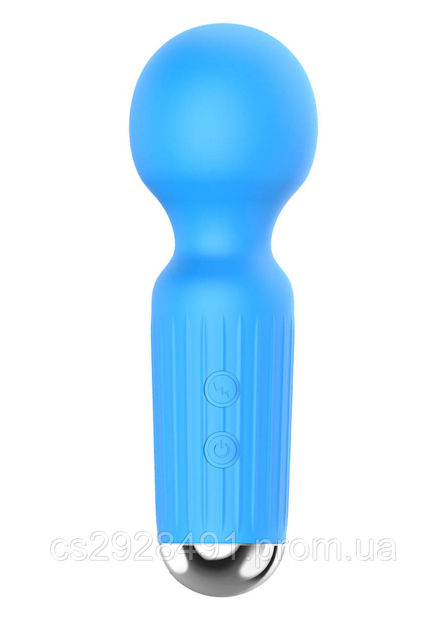 Вібростимулятор Rechargeable Mini Masager USB 20 Functions - Blue