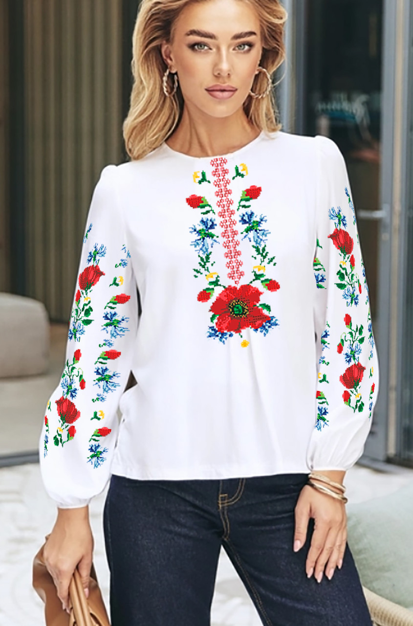 Заготовка для жіночої вишиванки № 365-сж, фото 1