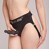 Насадка для страпону силіконова чорна Strap-On-Me Dildo розмір XXL Кайф, фото 5