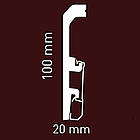 Плінтус Arbiton Vega Білий 100x20x2400, фото 2