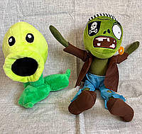 Набор мягких игрушек Горохострел против зомби Пирата Растения против зомби Plants vs. Zombies