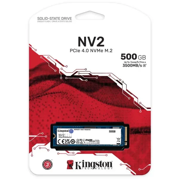 SSD накопичувач Kingston NV2 500 GB (SNV2S/500GCN)