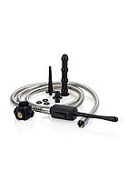 Набір анальний душ із 3 насадками зі шлангом та регулятором чорний CalExotics Кайф