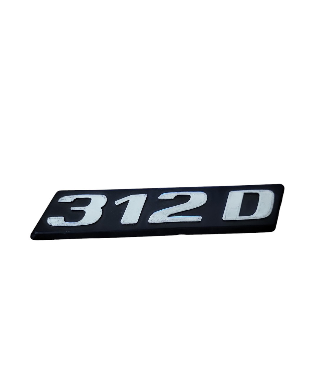 Емблема значок на багажник, напис на багажник Mercedes-Benz 312d 155х35мм УЦІНКА!