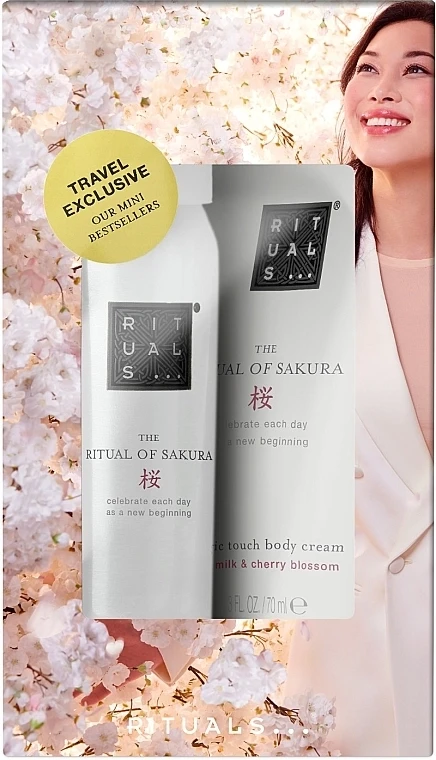 Подарунковий набір для душу Rituals The Ritual of Sakura Mini Travel Set