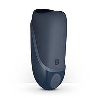 Мастурбатор з вібрацією та ефектом всмоктування синій Boners Vibrating Blow Job Simulator Кайф