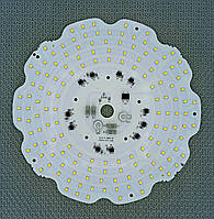 150W 220V 210мм плата светодиодная SMD матрица с драйвером для круглого прожектора код 17932