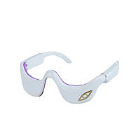 Массажер для глаз KL-5580 / Прибор для масажа глаз с функцией нагрева и вибрации USB Белый