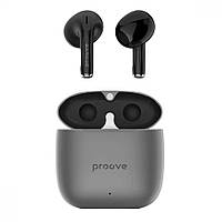 Бездротові навушники Proove Cold Sound 2 TWS Gray Black Bluetooth гарнітура з шумозаглушенням