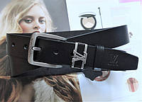 Женский кожаный ремень Louis Vuitton black
