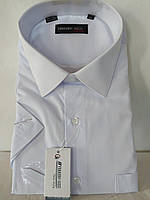 Мужская рубашка c коротким рукавом белая Ferrero Gizzi Размер 49