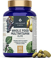 Цельнопищевые мультивитамины Abundant Earth Whole Food Multivitamin 90 таблеток