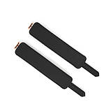 Шкіряні наручники для пристрасних ігор бордові Liebe Seele Кайф, фото 4