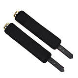 Шкіряні наручники фіксатори з мереживом червоно-чорні Liebe Seele Victorian Garden Кайф, фото 3