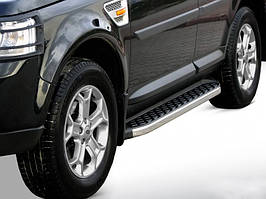 Бокові пороги BlackLine (2 шт, алюміній) для Range Rover Sport 2005-2013рр