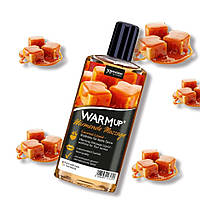 Съедобное массажное масло с разогревающим эффектом с ароматом карамели JOY Division WARMup 150 мл Кайф