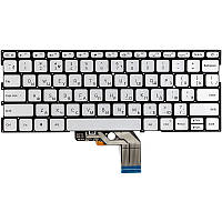 Клавіатура для ноутбука XIAOMI MI Air 13.3" біла, без фрейму, підсвітка