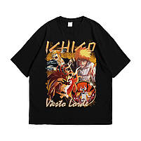 Футболка з принтом Аніме Bleach Kurosaki Ichigo Vasto Lorde Uchigo XXL Чорний, фото 3