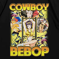 Футболка з принтом Cowboy Bebop L Чорний, фото 3